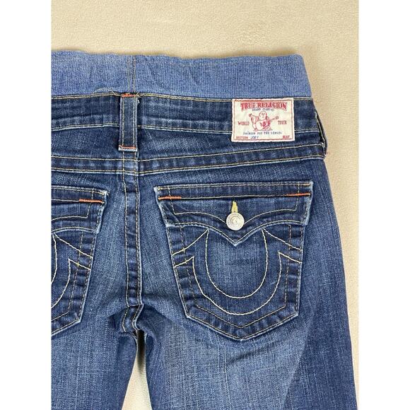 True Religion Jeans Womens 30‎ Blue Joey Boot Cut Maternity Regular Fit Stretch - Picture 13 of 15
